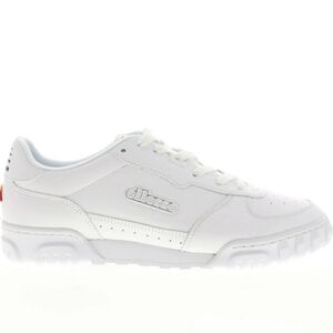 ELLESSE TANKER LO 6-13670 MENS WHITE LEATHER LOW TOP LIFESTYLE SNEAKERS …